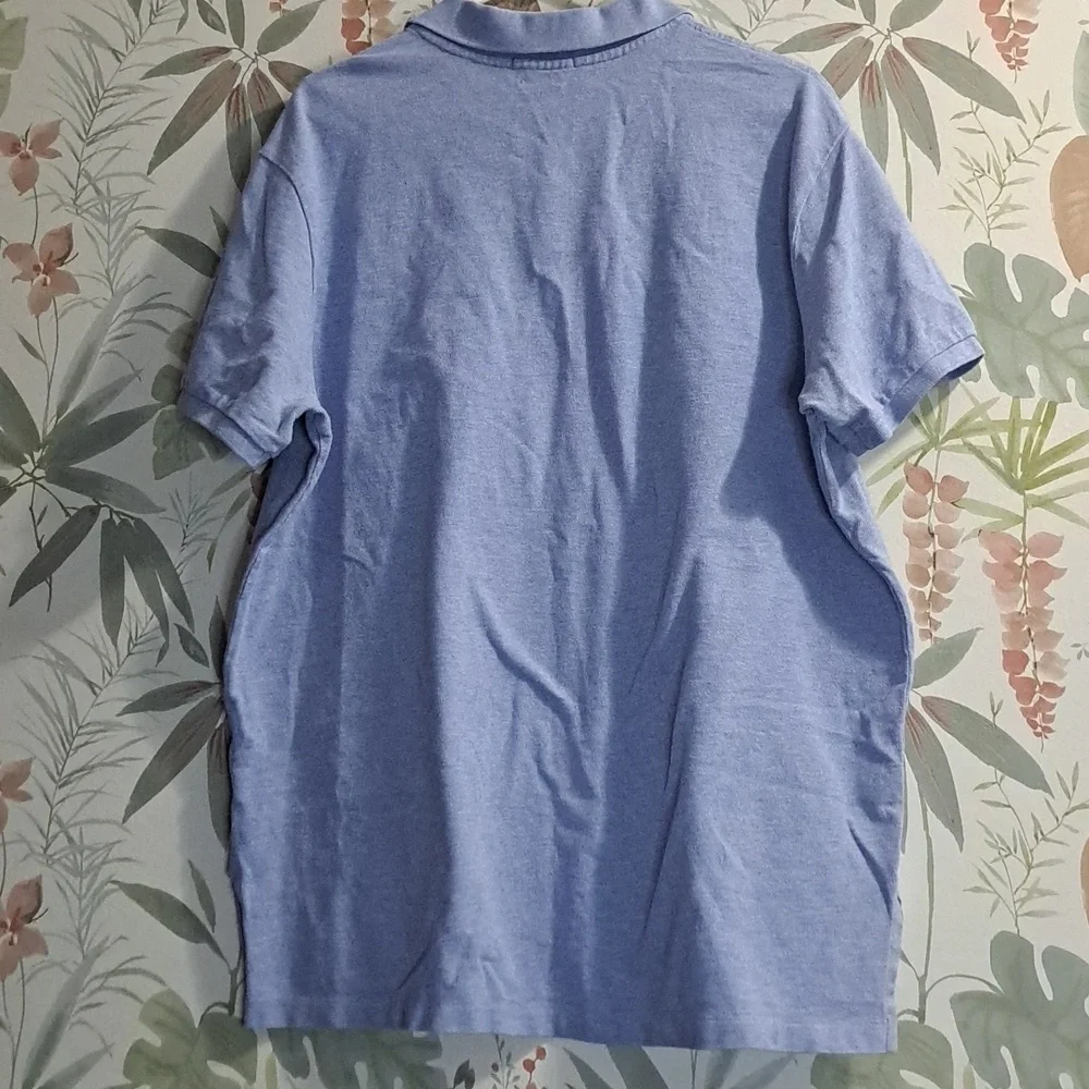 Polo Ralph Lauren Sky Blue Custom Fit Polo XXL 100% Cotton